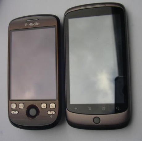 　myTouch 3Gと「Nexus One」