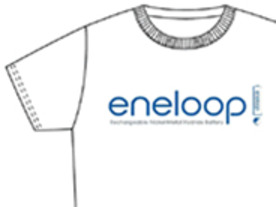 着て歩く「eneloop」--三洋電機、ユニクロの企業コラボTシャツに参加
