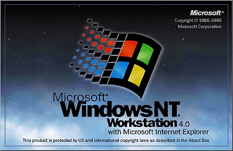 　1996年8月24日にリリースされた「Windows NT Workstation 4.0」。