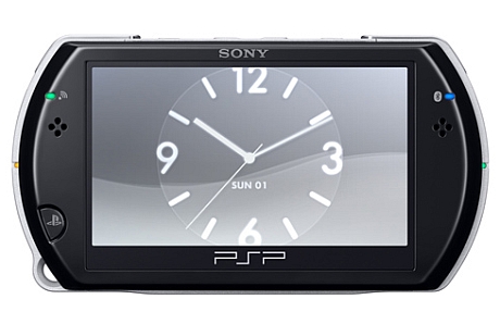 PSP goのオリジナルアプリケーションに時計とカレンダーがある。