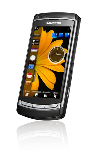 　サムスン電子は米国時間2月16日、「GSMA World Congress」で複数の携帯端末を発表した。ここでは、それら端末を画像で紹介する。

Samsung Omnia HD

　「Omnia HD」は8メガピクセルカメラ、FMラジオ、GPS、Bluetooth、Wi-Fiをサポート。
