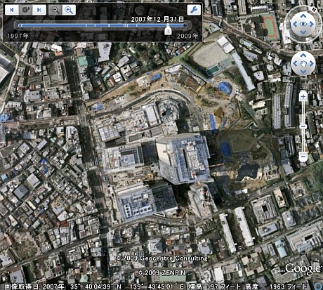 2007年には東京ミッドタウンが完成している。