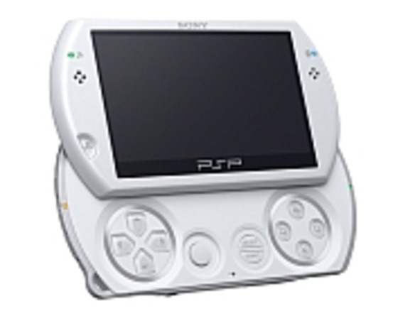 フォトレポート：ソニーPSP新型機「PSP go」　フラッシュメモリ採用で小型、軽量化