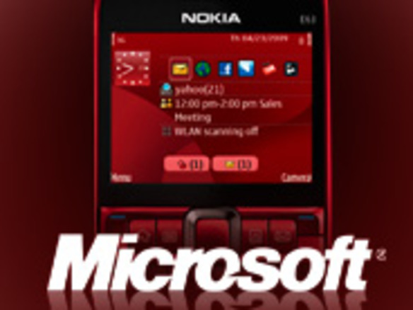 MS、ノキアと新たに提携か--「Office 2010」を携帯電話に搭載する可能性も