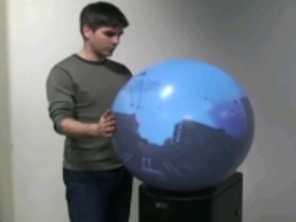 これが球面のタッチ式コンピュータ「Sphere」だ！--ZDNet.co.ukが動画を公開