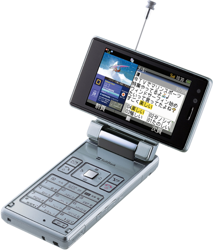 　2007年6月発売。ソフトバンクモバイル向け3G携帯電話 「SoftBank 912SH AQUOSケータイ」