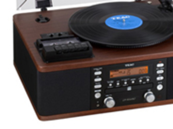 ティアック「LP-R500」--アナログプレーヤーにCD、カセット、チューナーを一体化