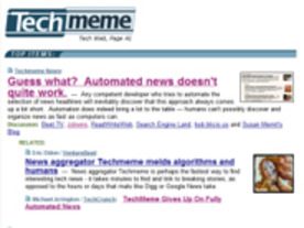 Techmeme新採用の編集者に聞く--アルゴリズム生成型サイトにおける人間の役割