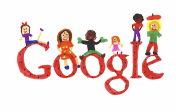 Doodle 4 Googleは5歳から18歳までの米国の子どもたちによって競われた。まずは幼稚園〜3年生の子どもたちの作品から。

作品「Friendship Rules」

名前: Jordan Perry
学校: Christ The King School
州: Vermont