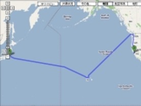 グーグル：「太平洋はカヤックで横断してください」--マップのカーナビ機能で