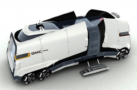 　GMCのコンセプトカー「GMC Pad」。2006年1月に開催された前回のカンファレンスで優勝作品に選ばれた。