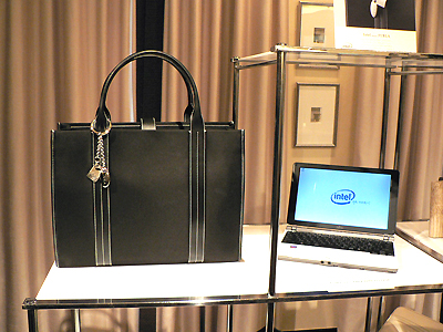 バッグはA4サイズのノートPCがすっぽり入る大きさだ。