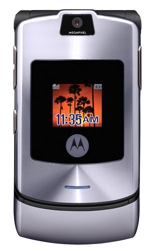 　Motorola「RAZR V3i」のような多機能携帯電話も、売れ行きが期待される商品だ。