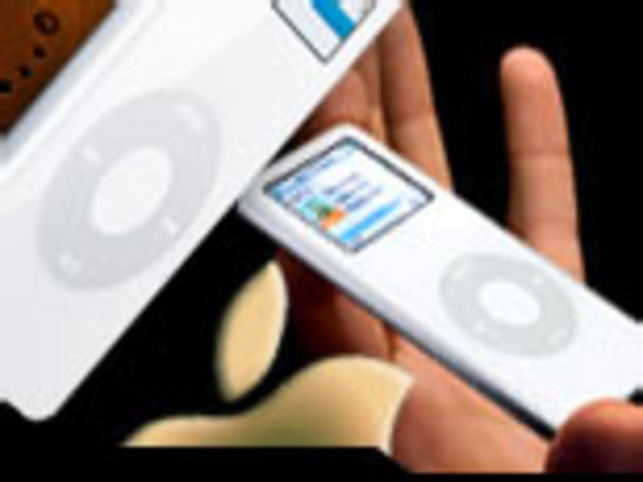 ついに登場--アップルからiTunes対応携帯電話「Rokr」と超薄型「iPod nano」