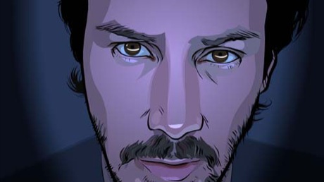 　Richard Linklater監督の「A Scanner Darkly」。Keanu Reevesは、おとり麻薬捜査官Bob Arctorを演じる。原作はPhilip K. Dickの「暗闇のスキャナー」。