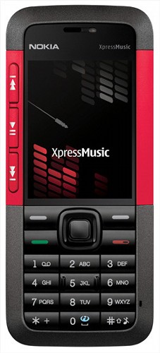 　「Nokia 5310 Xpress Music」は高さ4.09インチ（約10.4cm）、幅1.76インチ（約4.5cm）、厚さ0.39インチ（約0.99cm）、重さ2.47オンス（約70g）で、2メガピクセルカメラ、Bluetoothステレオプロファイルの完全サポート、FMラジオ、最大4Gバイトのカードに対応したmicroSDカードスロット、スピーカーフォン、メッセージングやオーガナイザのアプリケーションを搭載する。