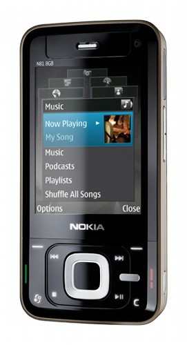 　N81は「Symbian」搭載のスマートフォンであり、電子メールサポート（Push、SMTP、IMAP4、POP3）、「Nokia Mobile」検索、「Nokia Maps」の機能も搭載されている。