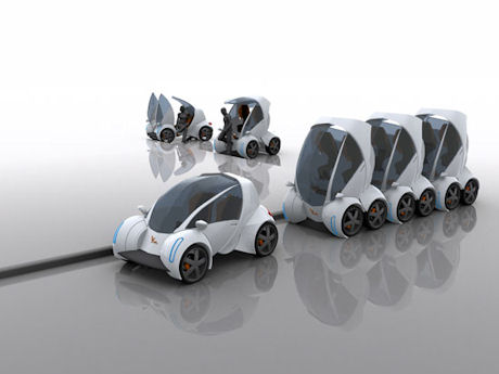 　City Carは、「ロボットホイール」という機能を搭載することになる。これは、モジュラーホイールシステムで、それぞれのホイールにはモーター、ステアリング、ブレーキ、サスペンションシステムが組み込まれている。