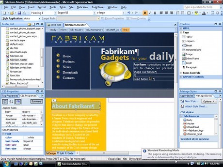 　Microsoftは米国時間12月4日、「Microsoft Expression Web」をリリースした。同製品は標準に準拠したウェブデザインツールで、同社が提供する「FrontPage」からのアップグレードとなる。Expression Webは「Microsoft Expression Studio」スイートの一部となる。同スイートは2007年後半にリリース予定。