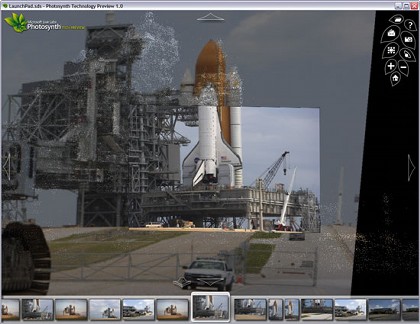 　NASAとMicrosoftが協力して、発射を今週に控えたスペースシャトルEndeavourの3D画像を提供する。この画像は、Microsoftがダウンロード配布する「Photosynth」というプラグインで閲覧可能なもので、実はスペースシャトルを撮影した数百枚の写真を合成したものである。シャトルは現在、フロリダ州ケープカナベラルのケネディ宇宙センターにある。