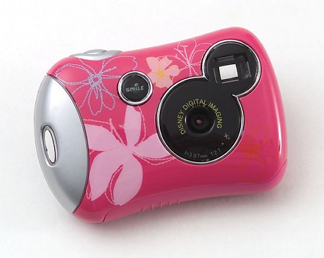 　Disneyが発表した子供向けデジタルカメラ「Disney Pix Micro」。今回発表された製品ラインの中では最下位モデルに位置する。