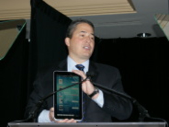 シャープ、EPUB対応の「GALAPAGOS」を米国で発表--2011年に発売、サービス展開へ