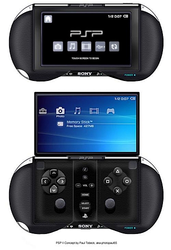 　ソニーがPlayStation Portableの次世代機「PlayStation Portable 2」（PSP2）をまもなく発表するとの噂が後を絶たない。

　本稿では過去数年にわたり、インターネットに投稿されたさまざまなコンセプトデザインを集めてみた。

　もちろん中には現実味のないデザインも含まれているが、考案者のイマジネーションには驚かされる。今までに聞こえてきた噂としては「現行のどのPSPよりも（画面が）大きい」「PlayStation 3並みにパワフルな高精細グラフィックスを搭載する」「Xbox 360より内部メモリの容量が大きい」「アナログスティック2本に十字キー、前面と側面のボタンを備える」「本体背面にタッチパネルを持つ」「UMDではなくメモリスティックに対応」「ローンチタイトルにUnchartedシリーズが含まれる」「Wi-Fiそして3Gに対応（それとも3GはPSP Phoneに搭載されるのか）」などが挙げられる。

　なお、ソニーはPSP2とは別にPSP Phone（製品名はXperia Playか）をリリースするという噂もあることに注意されたい。PSP2とPSP Phoneのどちらが先に発表されるのか、そしてこれらが本当に別個の製品なのかは（別個の製品である可能性が高いものの）正確には分からない。