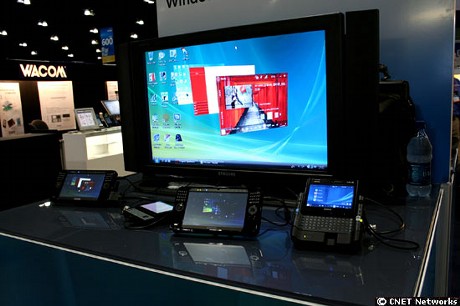 　最新のものから次世代のものまでさまざまなUltra Mobile PC（UMPC）もWinHECで展示されている。このイベントは、17日まで開かれている。