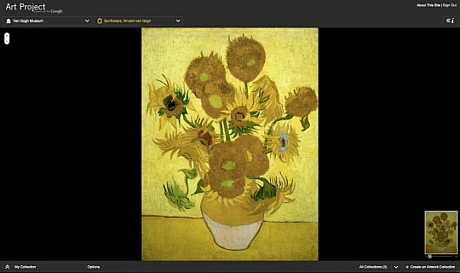 　アムステルダムにあるゴッホ美術館が所蔵のVincent Van Gogh作「Sunflowers」。