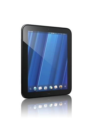 HP TouchPad

　画面サイズは9.7インチで、XGA（1024×768ピクセル）解像度の静電容量方式タッチパネルを搭載。