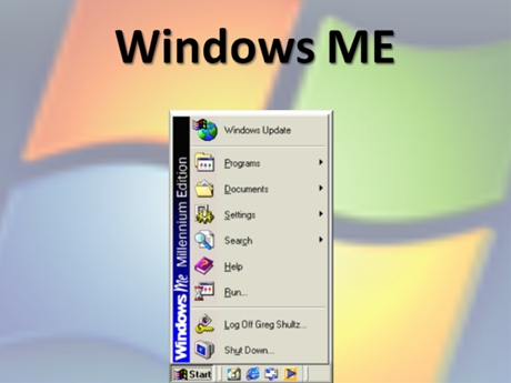 　「Windows Me」のStartメニューは、外観と機能面で基本的に「Windows 2000」バージョンと同じになっている。