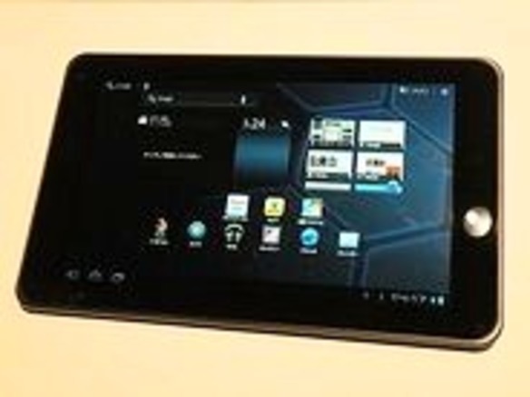 Android 3.0を搭載したLG電子製タブレット「Optimus Pad L-06C」