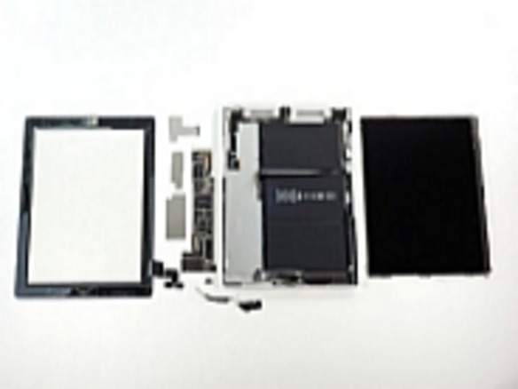 フォトレポート：分解、「iPad 2」--より薄く、軽くなったiPadの内部を見る