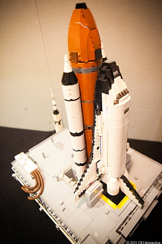 　Carlyle Livingston IIさんの作品。NASAの移動式発射プラットフォーム（Mobile Launch Platform：MLP）とクローラーを模した。