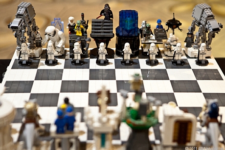 　「Star Wars: Empire Strikes Back」をテーマにしたチェスセット。Brandon Griffithさん作。
