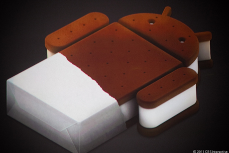 GoogleのAndroid Ice Cream Sandwich公式ロゴ.