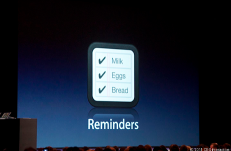 　Remindersアプリは、各イベントの日付を含めた複数のリストを保存しておくことができ、位置情報によってリマインダの仕分けが可能。例えば、「仕事から帰るとき家に電話する」ためのリマインダを設定していたとすると、移動を開始するとリマインダが送信される。