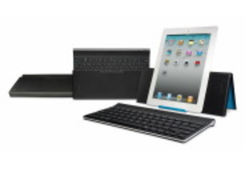 ロジクール、iPad専用ワイヤレスキーボードなど発表--スタンドケースも付属