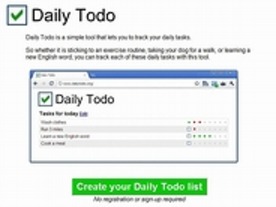 ［ウェブサービスレビュー］毎日繰り返すタスクを管理できる「Daily Todo」