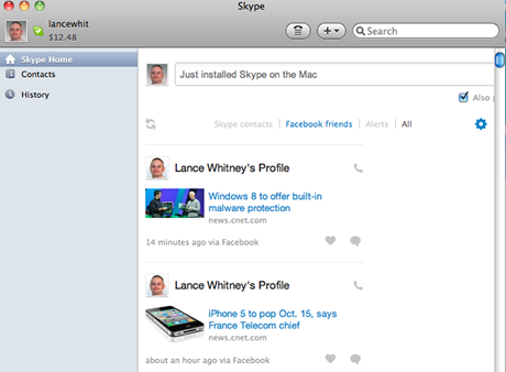 Skype for Mac 5.4 Beta