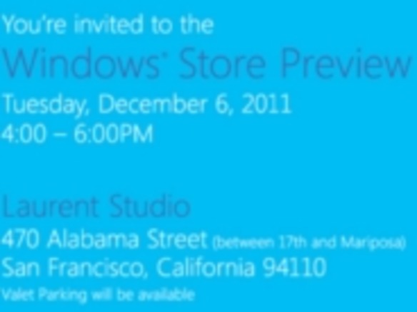 MS、「Windows 8」アプリストアのプレビューイベントを開催へ--米国時間12月6日に