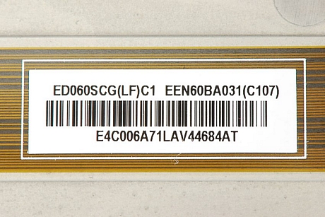 　PVIの6インチ「ED060SCG」E Inkディスプレイ。