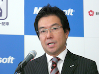 日本マイクロソフト 代表執行役社長の樋口泰行氏