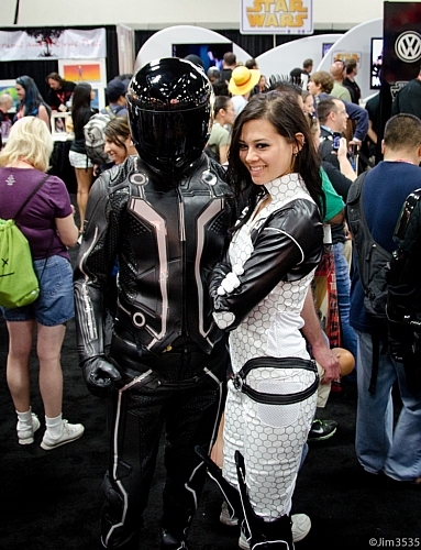 　サンディエゴで開催された「Comic-Con International 2011」にて。