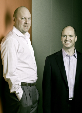 Marc Andreessen氏（左）とBen Horowtiz氏