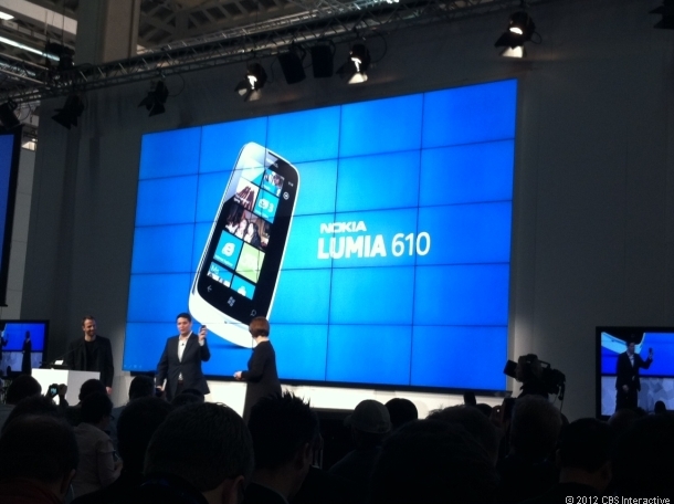 Mobile World Congressで発表されたNokiaのLumia 610