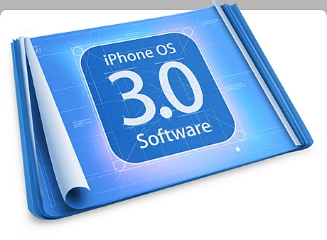 　2009年3月17日に開催されたイベントの招待状。このイベントでは、「iPhone 3.0」（のちのiOS）とそのSDK（ソフトウェア開発キット）が公開された。
