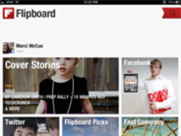 Flipboard、iPad版に「Cover Stories」機能を追加