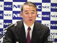 NEC代表取締役 執行役員社長の遠藤信博氏