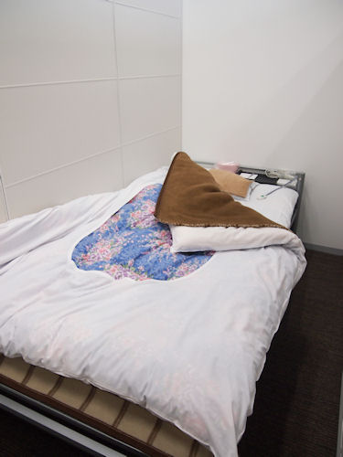 　具合が悪い社員用のベッドも用意されている。

　ただし仮眠程度では体調が戻らない場合、ここで休むのではなく、家に帰るように促すとのこと。